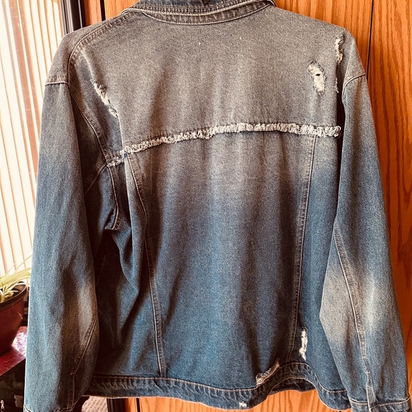 Distressed Denim Jacket - Picture 3 of 3